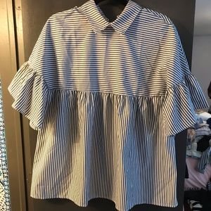 Funky elbow length blouse